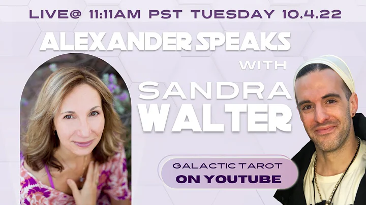 SANDRA WALTER INTERVIEW LIVE WITH ALEXANDER MAZZONE