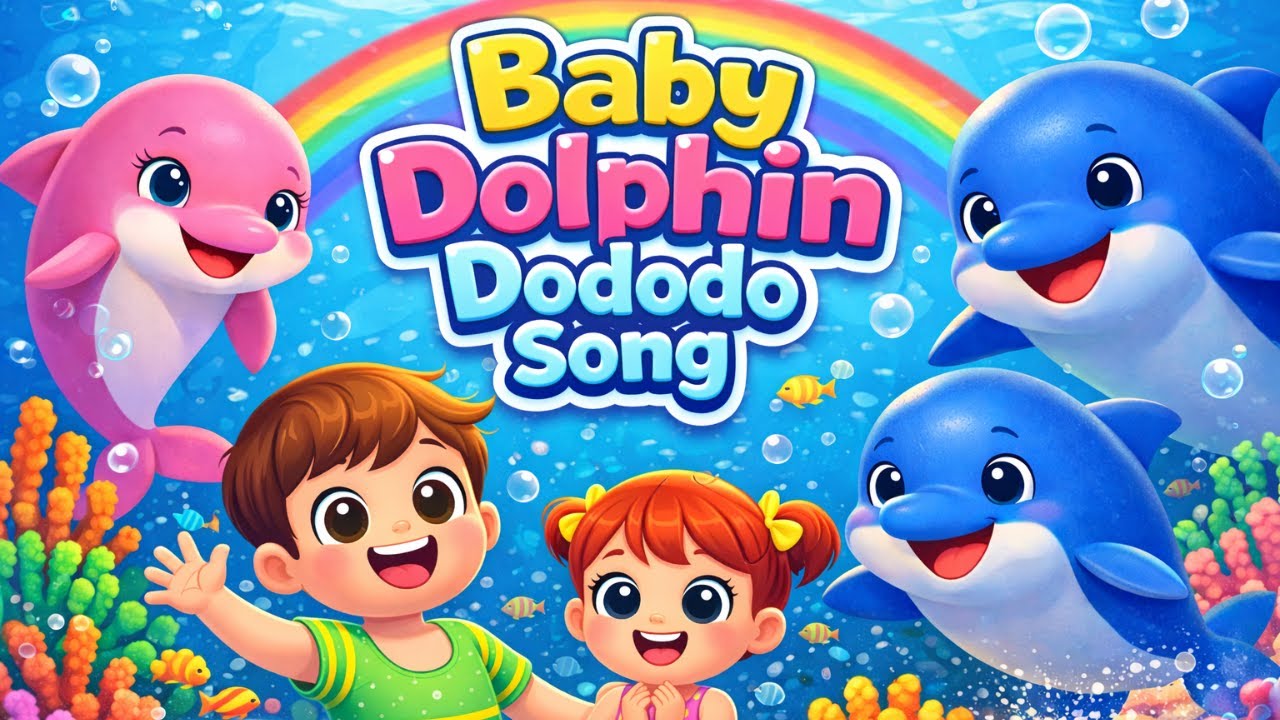 Baby Dolphin do do do Nursery Rhyme | Happy Dolphin Song for Children | FuFuKidsTV