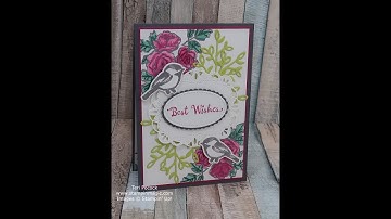 Mirror Image / Reflection Technique using the Stamparatus from Stampin