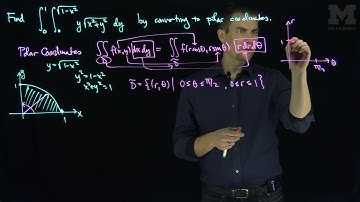 Converting a Double Integral to Polar Coordinates: Example 1