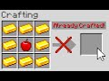 Minecraft, but Only Crafting Items Once...