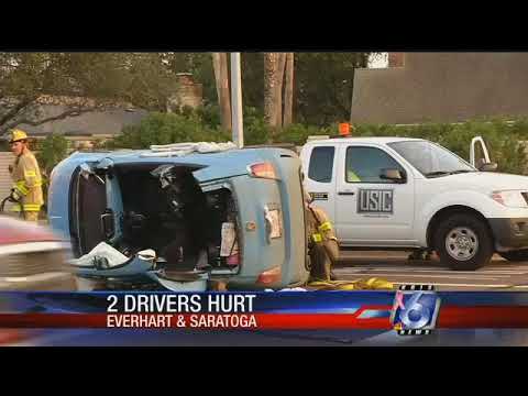 Major accident causes traffic delays on south side - YouTube