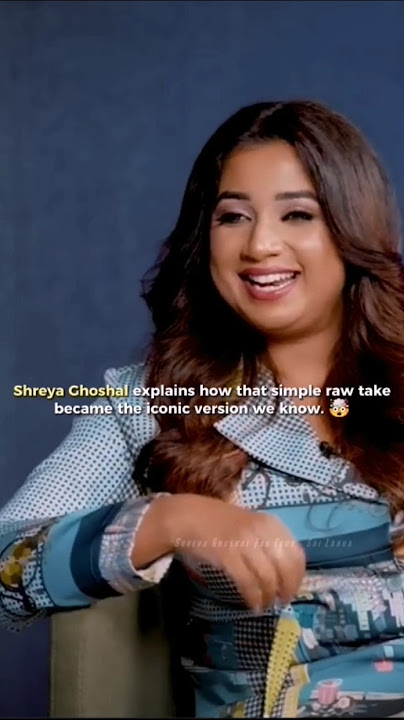 Shreya Ghoshal casually singing 