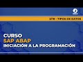 3/19 Curso SAP ABAP Iniciación a la programación - Tipos de datos