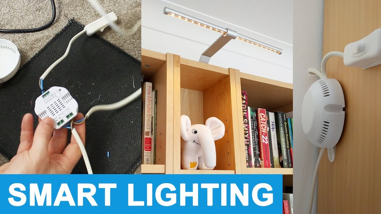 Smart Bookcase Lighting Smartthings Home Youtube