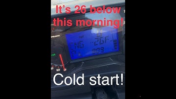 Cold start on Polaris Ranger XP1000 NorthStar Trail Boss Edition
