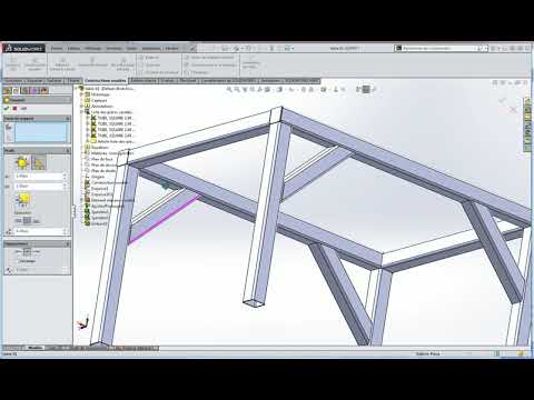 Mécano soudé, Solidworks, table