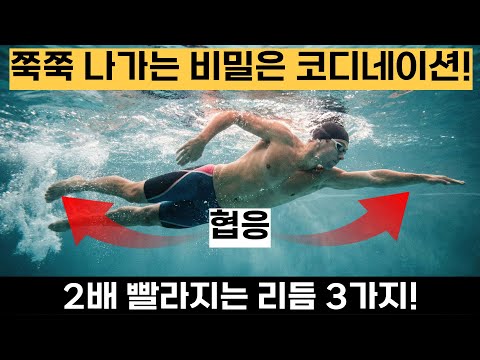 이탈리아 수영 코치의 자유형 발차기 레슨 | 2배 빠르게 나가는 리듬 코디네이션 (협응)의 비밀 | 수영장 고수처럼 부드럽게 나가는 수영킥 2 4 6 비트