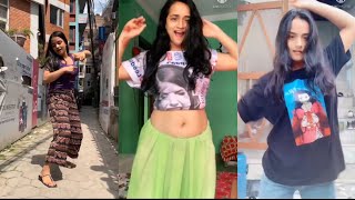 Tiktok video @karki_dikshya #viral #shorts #cute girl 💃India hot girl(1)