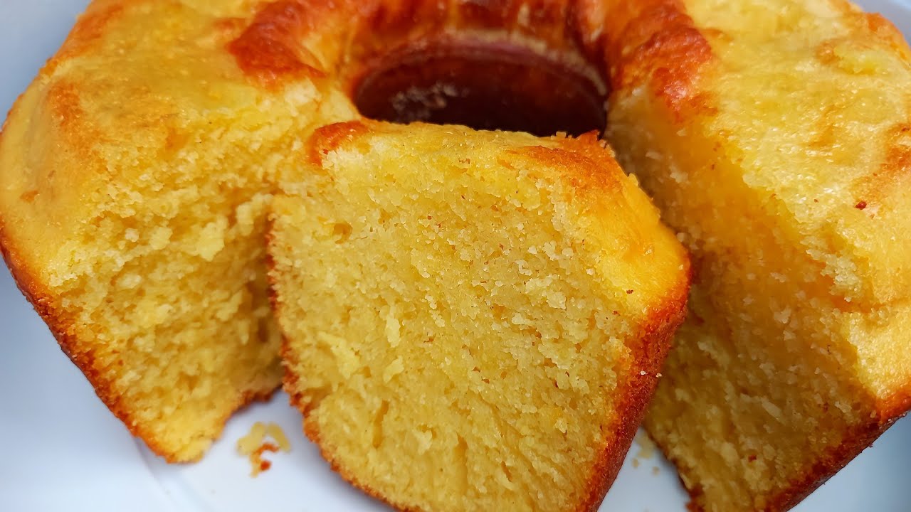 Bolo de fubá bem molhadinho - Receita de Vovó, Receita