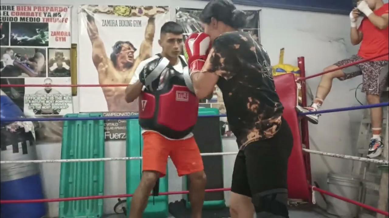 box amateur manopleo Zamora Boxing gym Tijuana YouTube