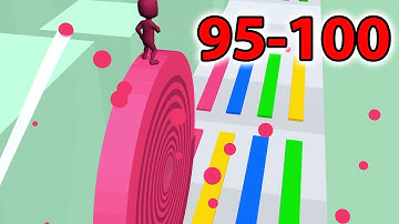 Layers Roll - Level  95-100  - Gameplay Walkthrough - All Level (iOS, Android)