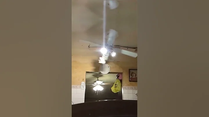 Wobbling fan compilation part 1 #ceilingfan #wobbling #shorts #fans