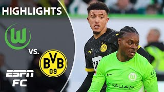 VfL Wolfsburg vs. Borussia Dortmund | Bundesliga Highlights | ESPN FC