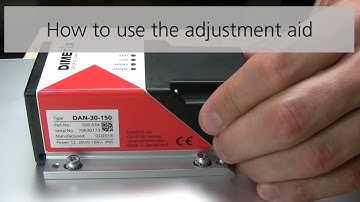 How to use the adjustment aid