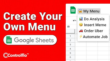 How to Create Custom Menus in Google Sheets