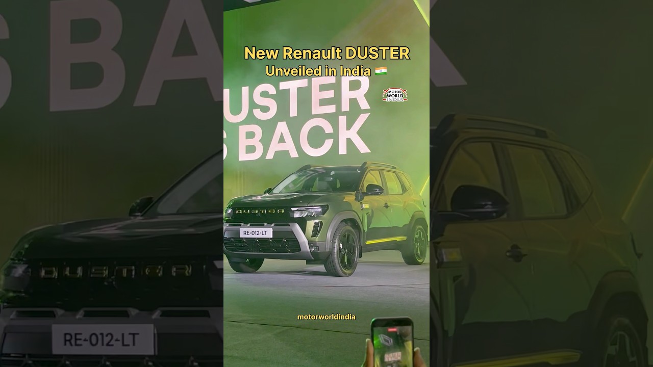 New 2026 Renault Duster unveiled in India #motorworldindia #renaultduster #duster1026