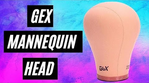 GEX Mannequin Canvas Head | Amazon Wig Block Head Unboxing | What To Use When Making A DIY Wig
