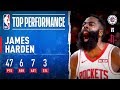 James Harden Drops 47 PTS With 7 3PM