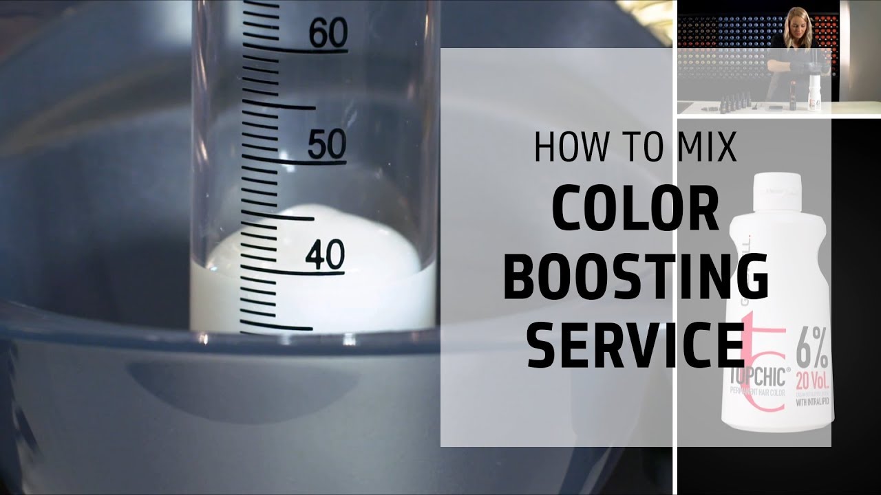 Mixing a Color Boosting Service with Pure Pigments How to Mix