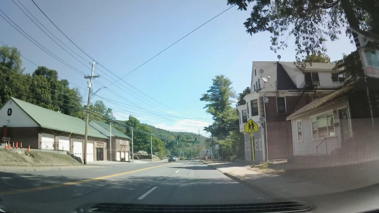 Driving Through Fort Montgomery NY - Highway Dash Cam Video