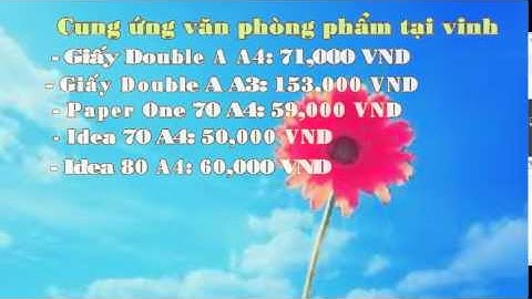 Báo giá văn phòng phẩm tại tp vinh