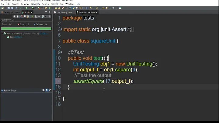 Java - JUnit Testing in Eclipse