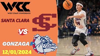 JAN. 12, 2024-GONZAGA VS. SANTA CLARA WOMEN'S BASKETBALL-FULL GAME