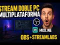 !!!STREAM EN DOBLE PC (ECONOMICO) Y MULTISTREAM!!! tutorial para stream en tiktok y mas plataformas