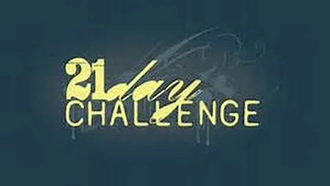 Why take the 21 day booking challenge