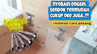 Mata Mesin Bor Duduk 1 Set Kayu Mdf Pvc 5 Pcs Engsel Sendok Bench Drill Press Drilling