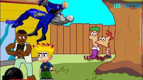 MUGEN Request: Doctrine Dark & Pepsiman Vs Dee Bee Kaw & Johnny Test