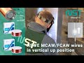 SM-3A &amp; SF-1A in Vertical Up Position - Welding Demo by NST - NSWE MCAW &amp; FCAW Welding Wires