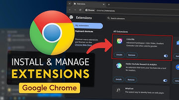 Extensies installeren en beheren in Google Chrome