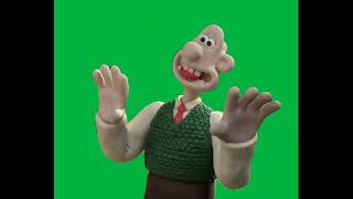 Wallace Flaps His Hands Green Screen