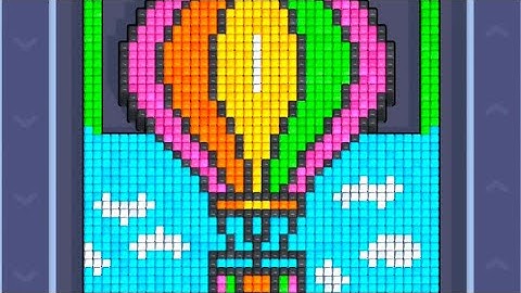 Pixel flow level 110 hard level Walkthrough Solution 