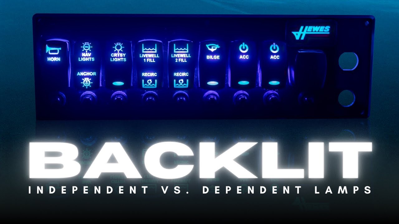 Video thumbnail: dependent versus independent rocker switch lamps