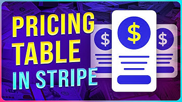 How to create PRICING TABLE in Stripe and embed on Website