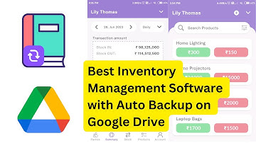 Best Inventory Management Software for FREE with Auto Backup on Google Drive #inventory