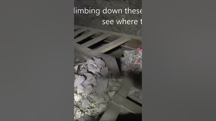 Climbing Down Ladders Into an Abandoned Mine #cave #abandonedmines #paranormal