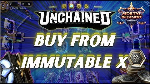 Gods Unchained: Buy $GODS on ImmutableX