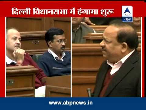 Amid pandemonium, Kejriwal tables Jan Lokpal bill in Delhi Assembly