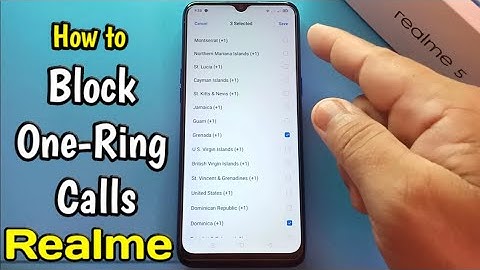 How to Block One-Ring Calls on Realme 5