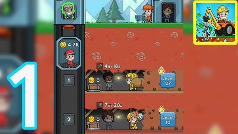 Idle Miner - Gameplay Walkthrough Part 1 - Trailer (iOS, Android)