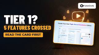 TubeOnAI Review: Tier One Crosses Out Five Features News