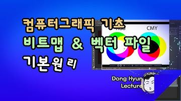 영상기초. 비트맵 방식과 백터방식의 차이