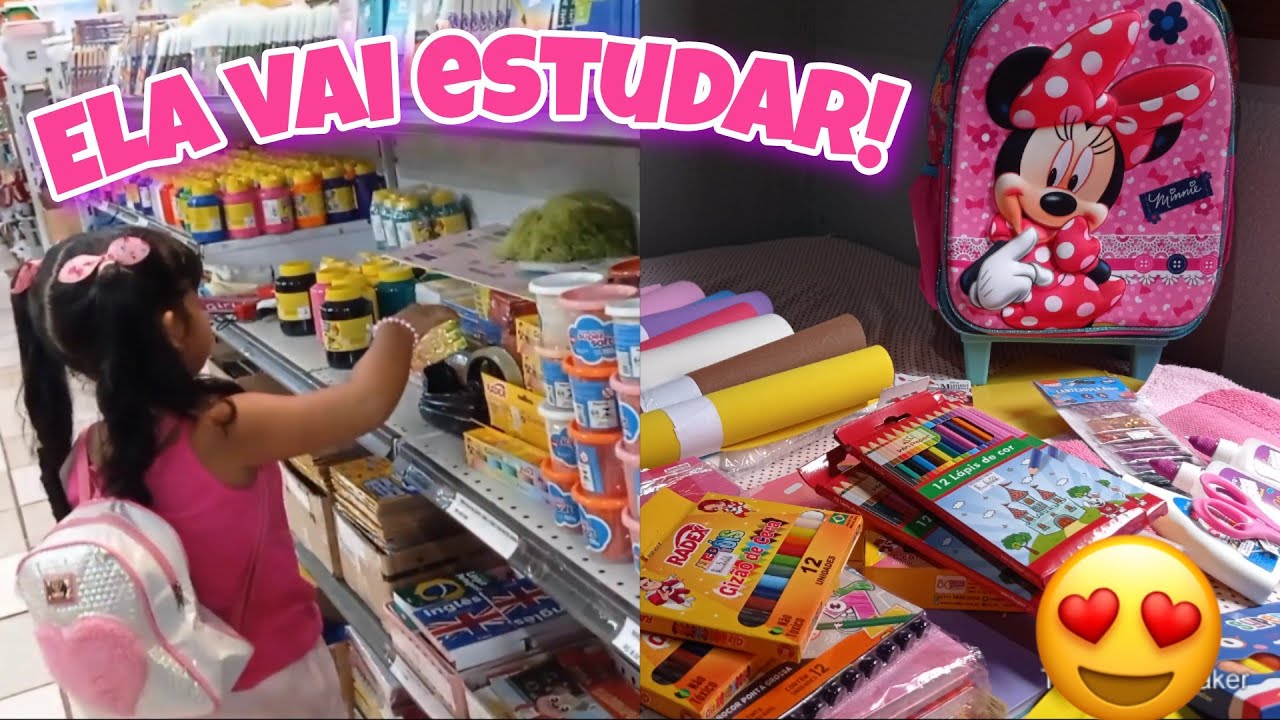 COMPRANDO MATERIAL ESCOLAR PRA MINHA FILHA 2023
