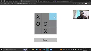 Implementing Tic Tac Toe using the Min-max Algorithm || used Javascript CSS and HTML also