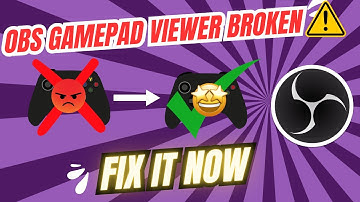 How to Fix Gamepad Viewer in OBS (EASY TUTORIAL)
