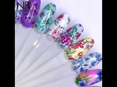 МК дизайн с переводной фольгой, тестируем клей для фольги от Nail ...